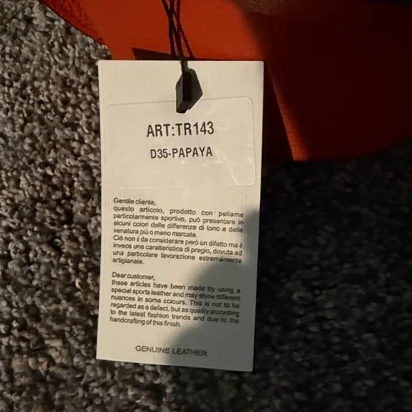 🧡NWT🧡Diva Vibrant Orange Leather Bucket Bag - Picture 6 of 7